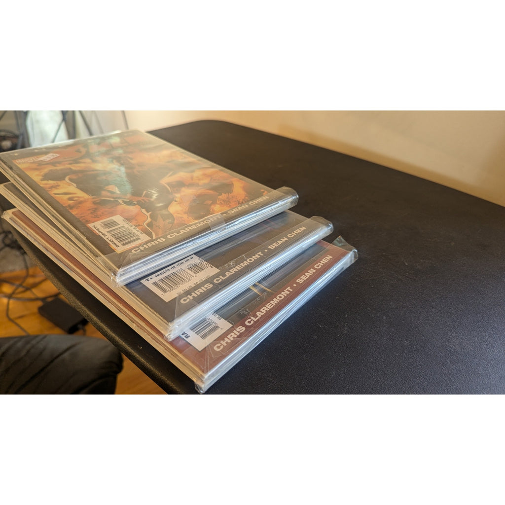 Vintage X-Men The End COMPLETE TRILOGY Set Books 1 2 & 3 FACTORY SEALED Packs