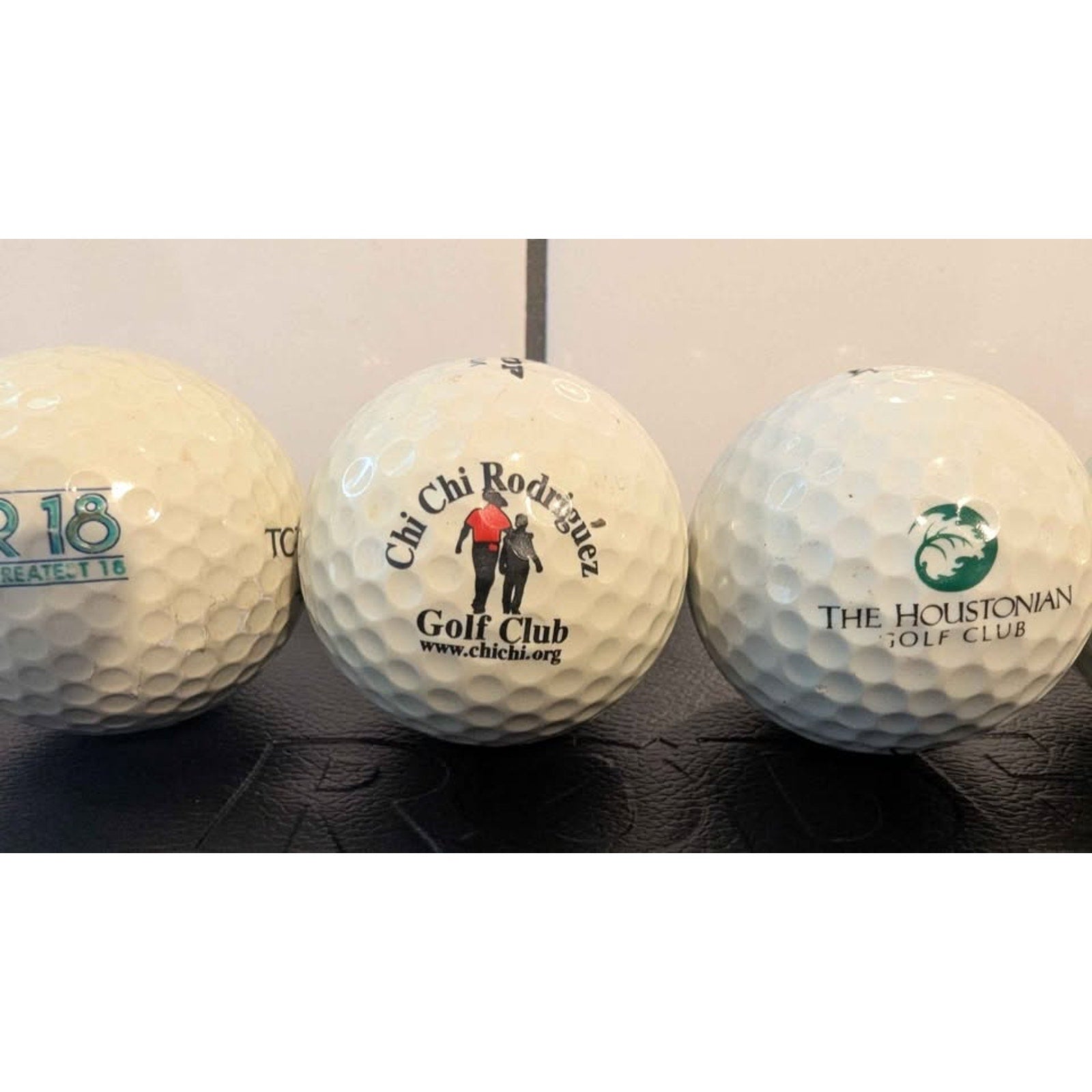 Vintage Collectible Logo Golf Balls Lot