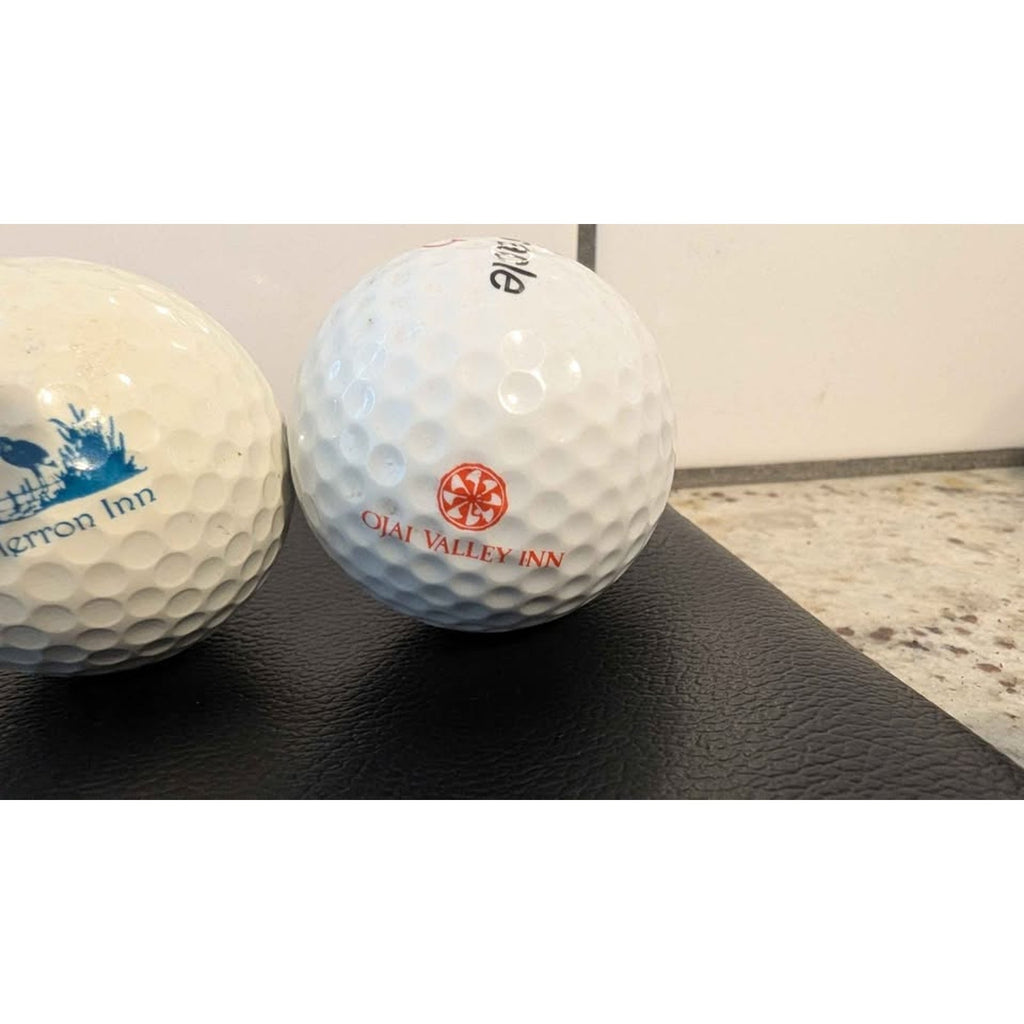 Vintage Collectible Logo Golf Balls Lot