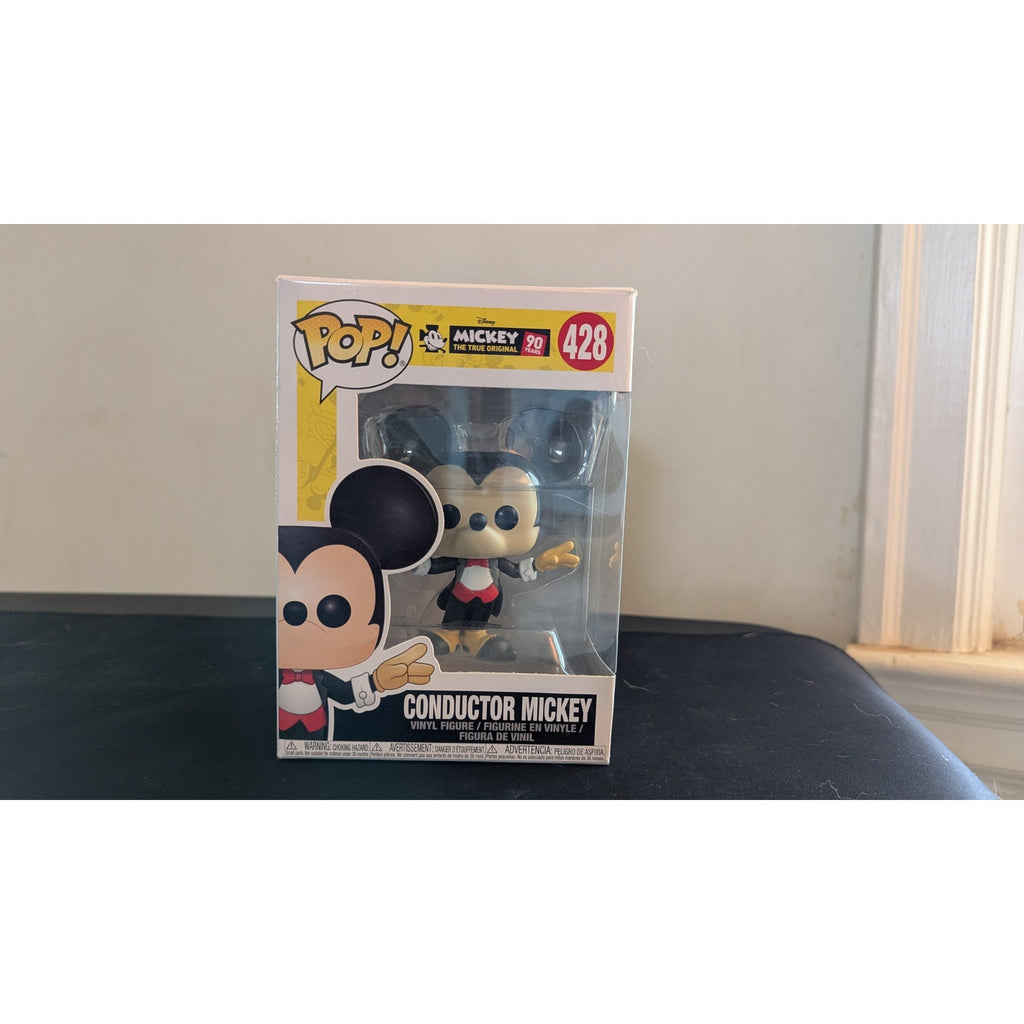 Funko Pop Disney Mickey’s 90th Anniversary Lot - Conductor #428 & Apprentice #426 (Vaulted)