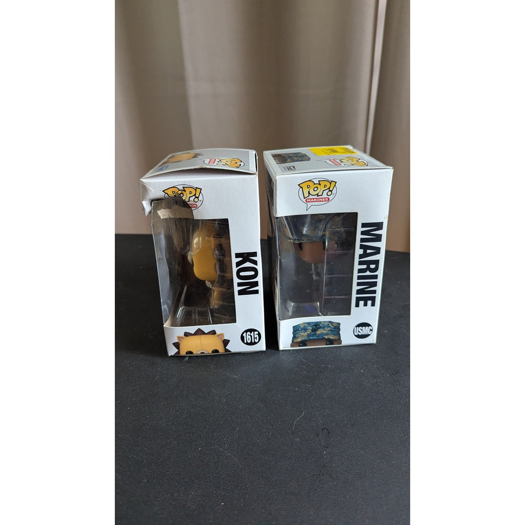 Funko Pop Bundle: Bleach Kon #1615 & USMC Marines Pops With Purpose Vinyl Figures