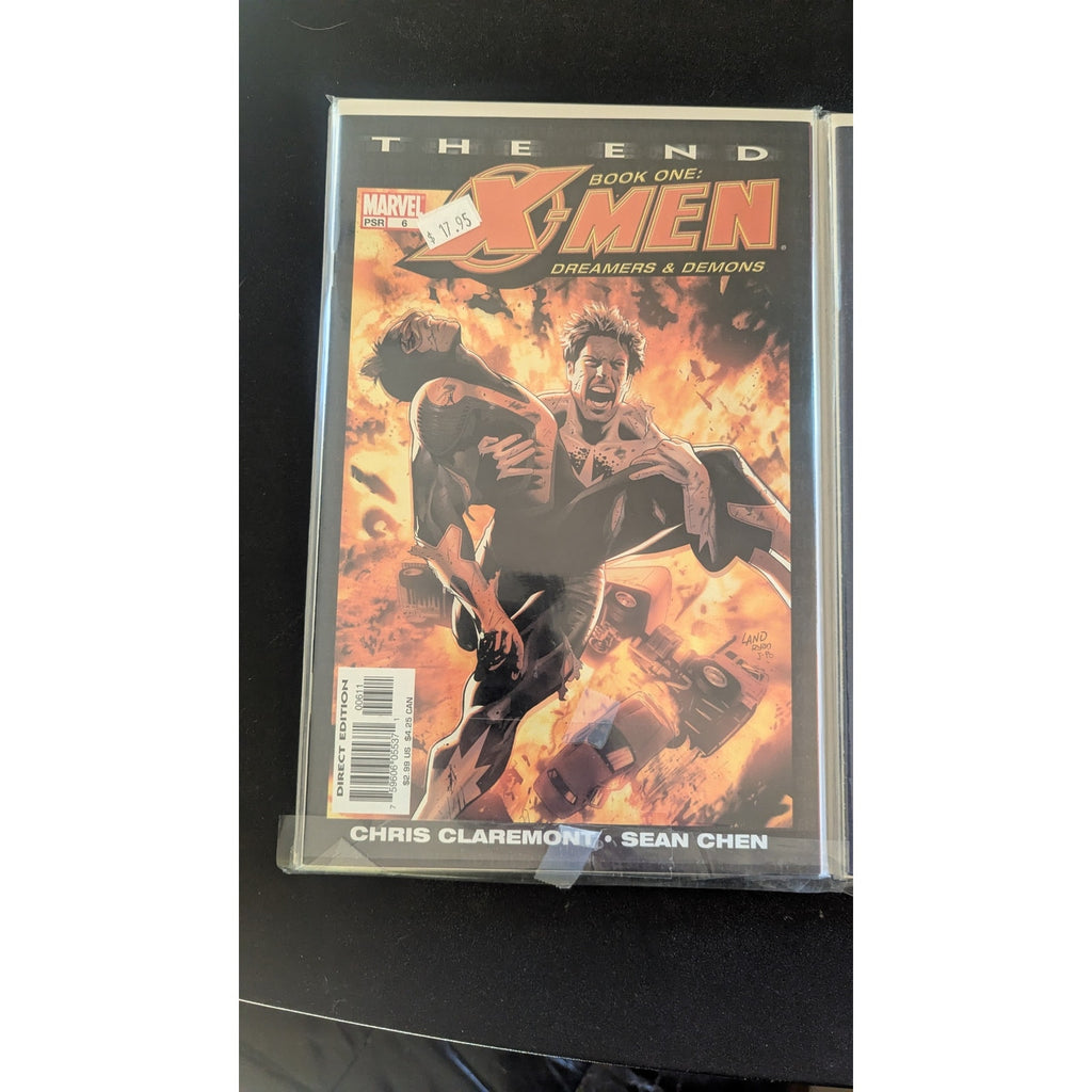 Vintage X-Men The End COMPLETE TRILOGY Set Books 1 2 & 3 FACTORY SEALED Packs