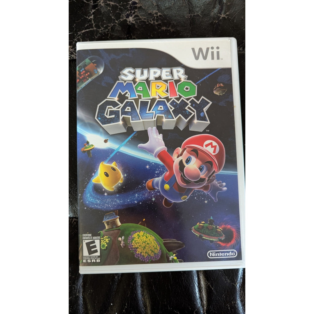 Super Mario Galaxy (Nintendo Wii, 2007) CIB Complete with Manual - Tested