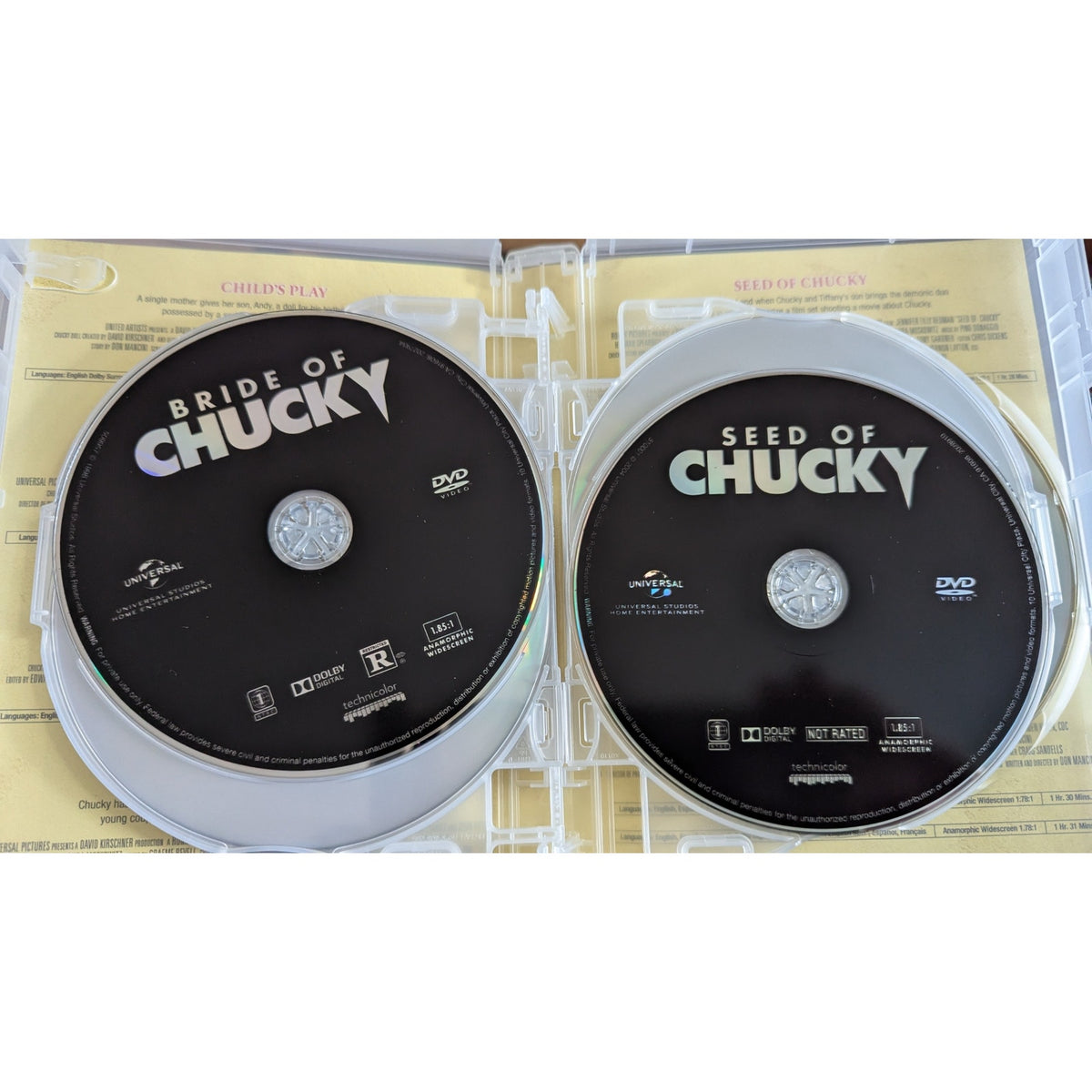 Chucky Complete 7-Movie Collection DVD Box Set - Child's Play Horror Series
