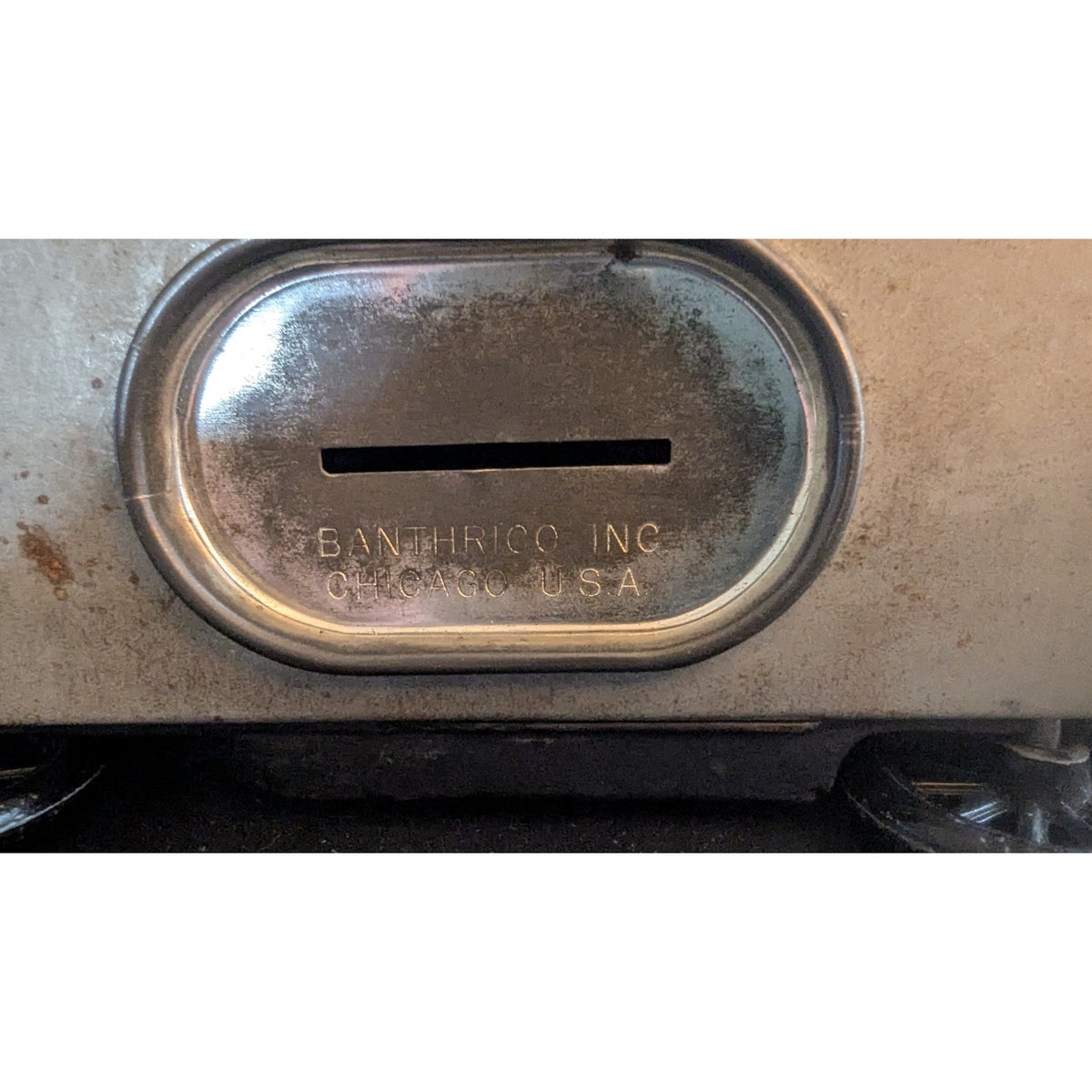 Vintage Banthrico 1924 Chrysler Metal Car Coin Bank - Southwest Bank of Omaha NE