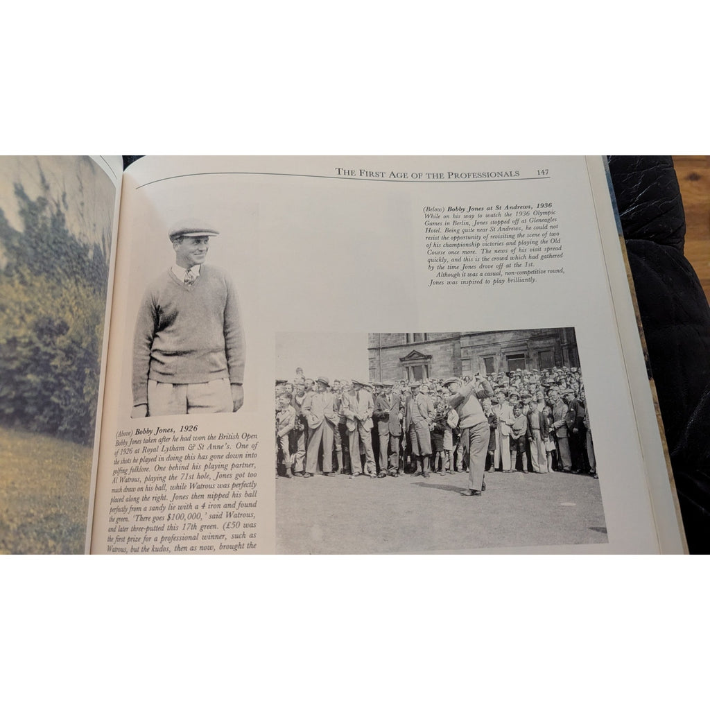 Golf: A Visual History Hardcover Book by Michael Hobbs Vintage 1991