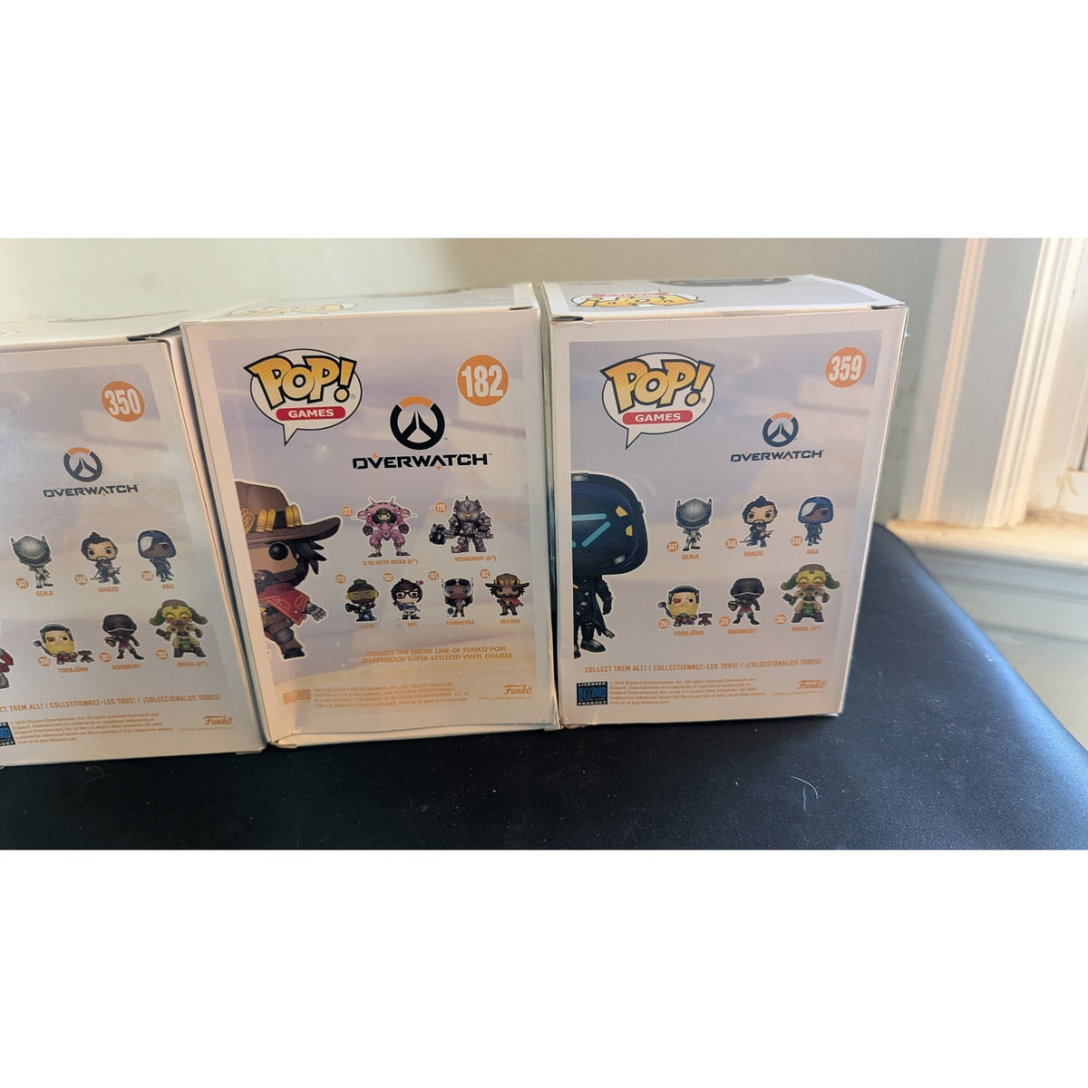 Overwatch Funko Pop Lot of 4 - Vaulted & Store Exclusives (Tracer, McCree, Ana, Torbjörn)