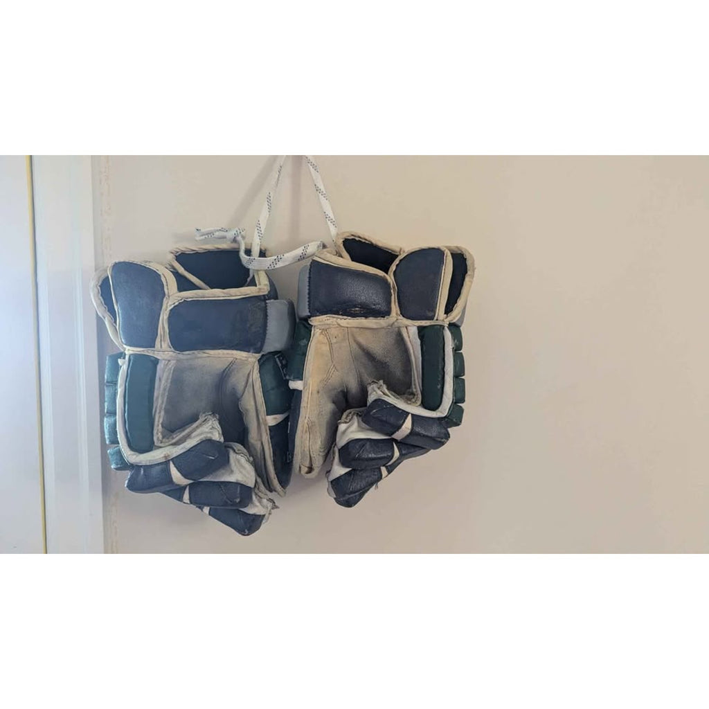 Vintage WHA Houston Aeros CCM Pro Stock Leather Hockey Gloves