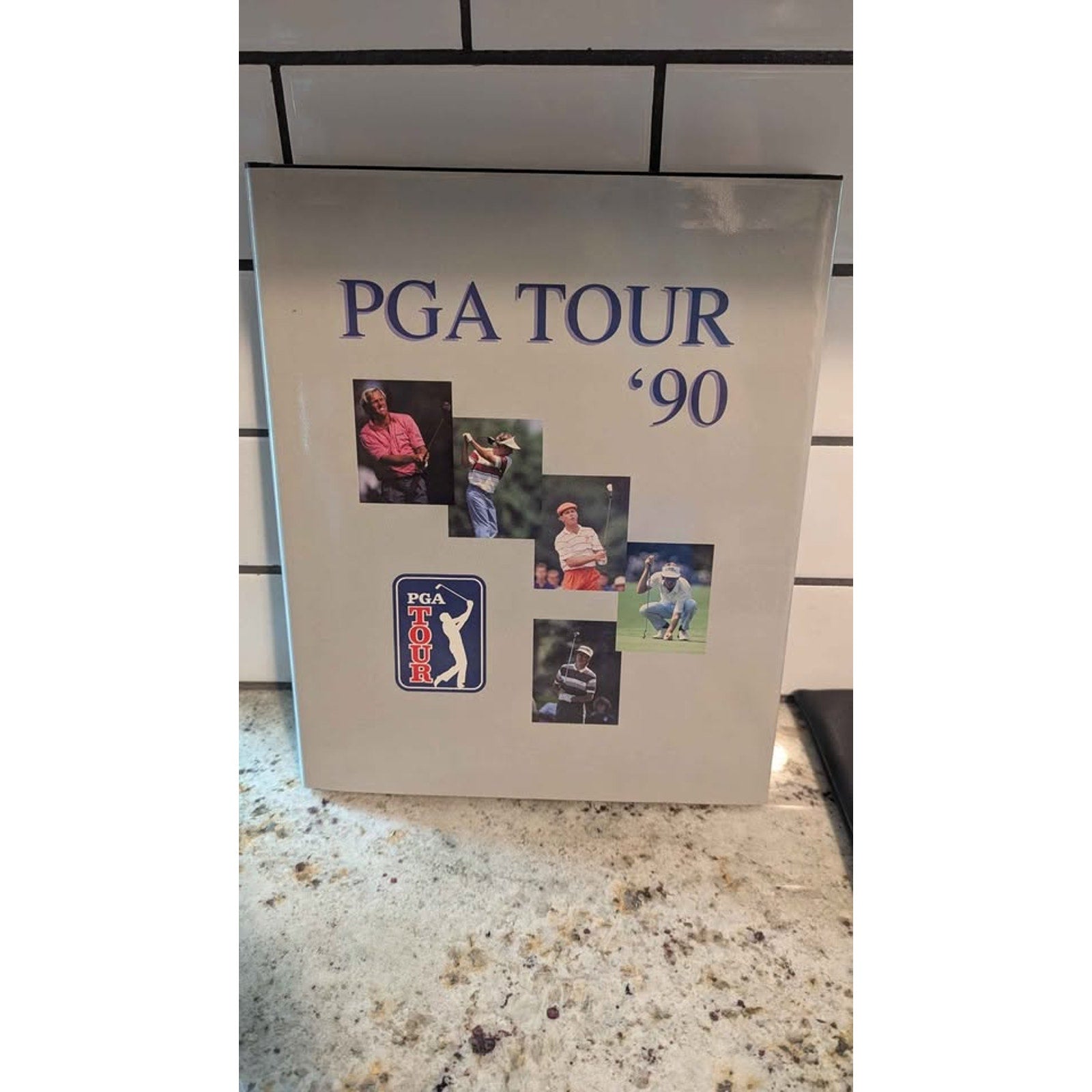 Vintage 1990 PGA Tour Hardcover Yearbook - UMI Publications
