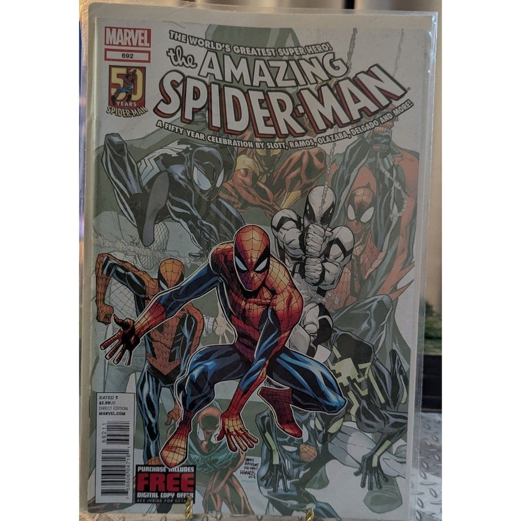The Amazing Spider-Man #692, a special 50th Anniversary oversized issue published by Marvel in 2012