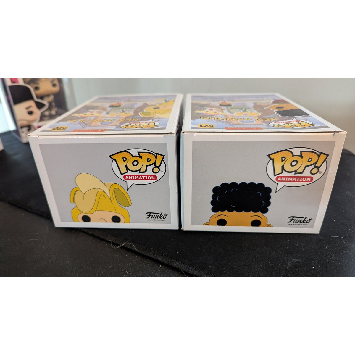 Funko Pop Hey Arnold! Combo Set - Banana Arnold #520 & Strawberry Gerald #521 GameStop Exclusives