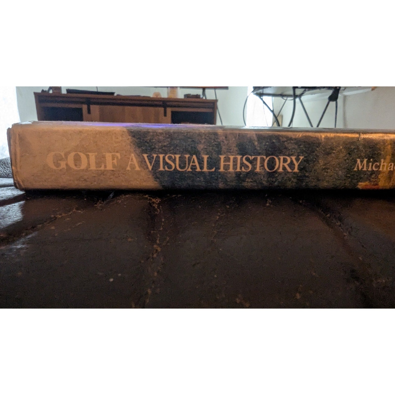 Golf: A Visual History Hardcover Book by Michael Hobbs Vintage 1991