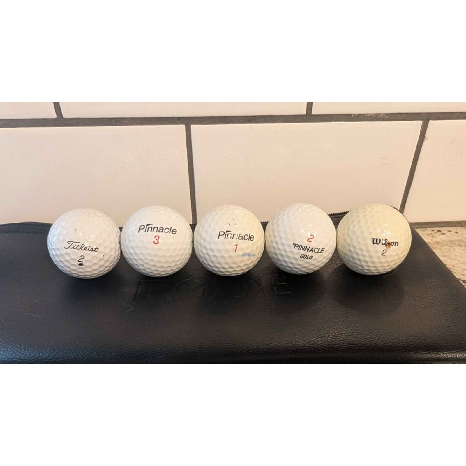 Vintage Greater Houston Texas Logo Golf Balls - 5 Ball Premium Collector Lot