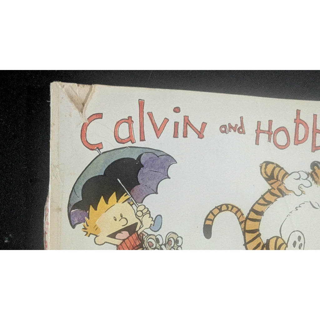 Vintage Calvin and Hobbes Book Lot of 2 – Debut Album & Scientific Progress Goes "Boink" – Read Description For Condition