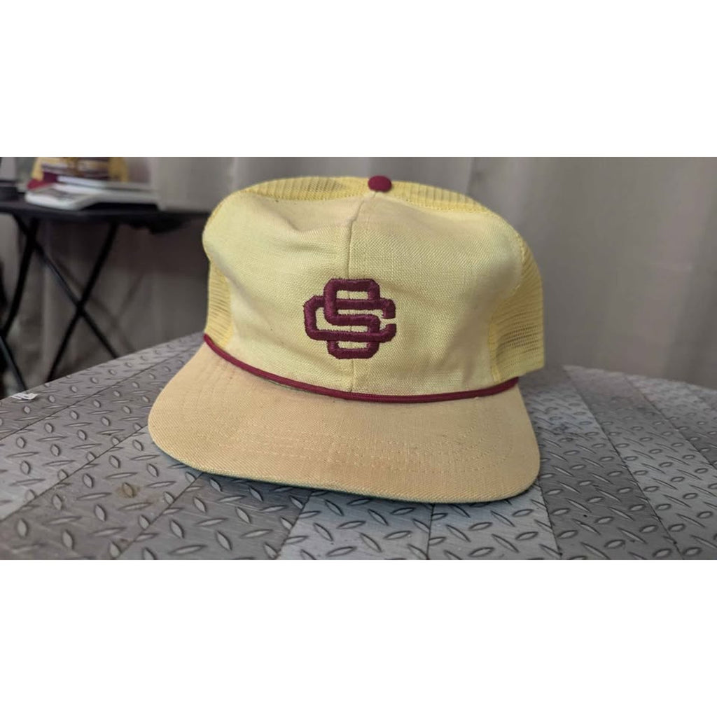 Team Issued Vintage 1970s USC Trojans Cali-Fame Staff Hat - Cloth Strapback