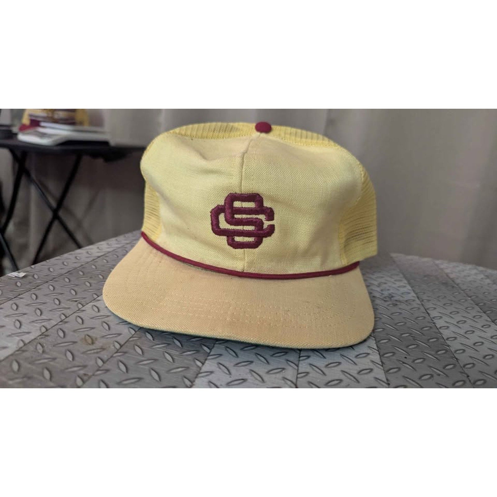Team Issued Vintage 1970s USC Trojans Cali-Fame Staff Hat - Cloth Strapback