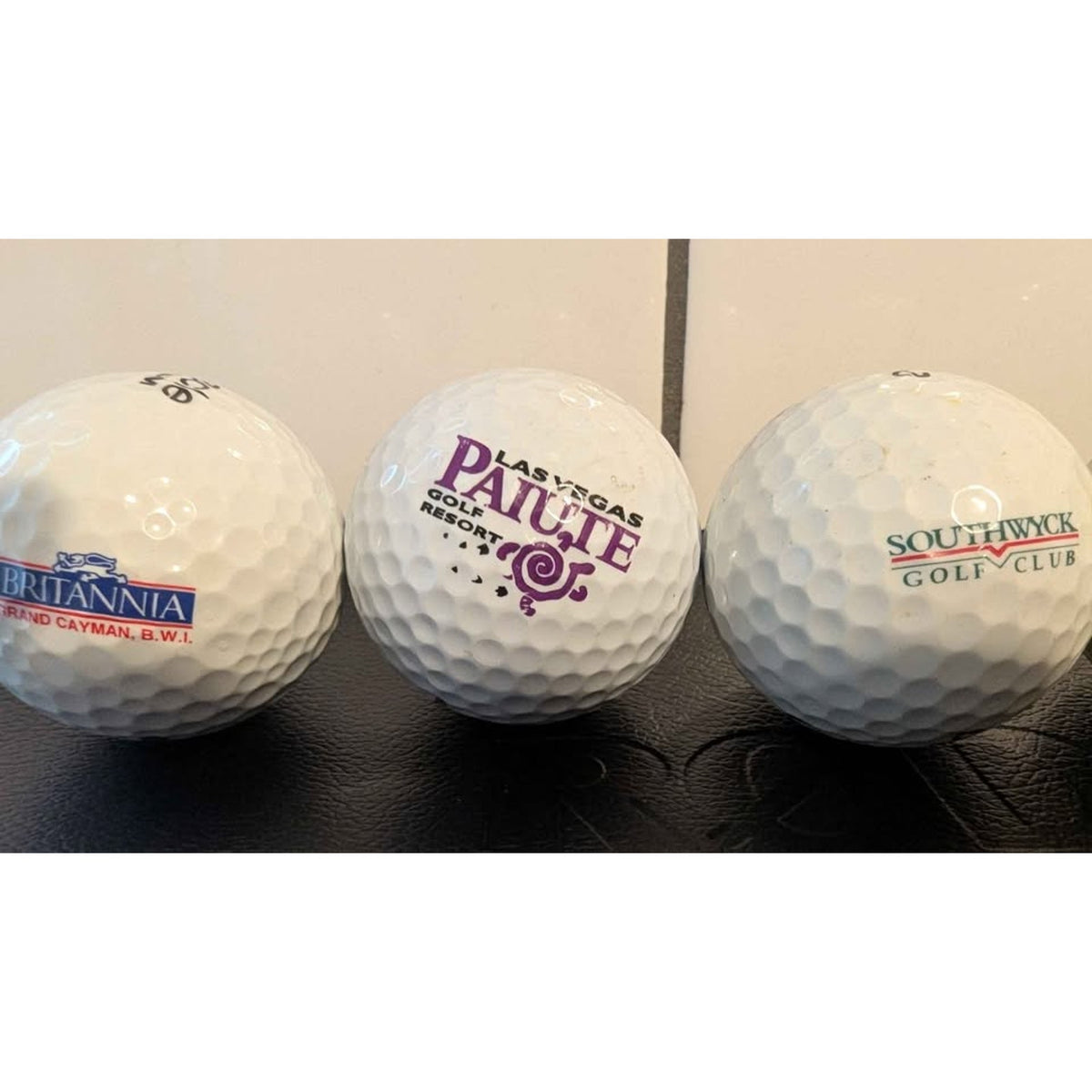 Vintage Luxury Destination & Resort Golf Balls - 5 Ball Premium Collector Lot