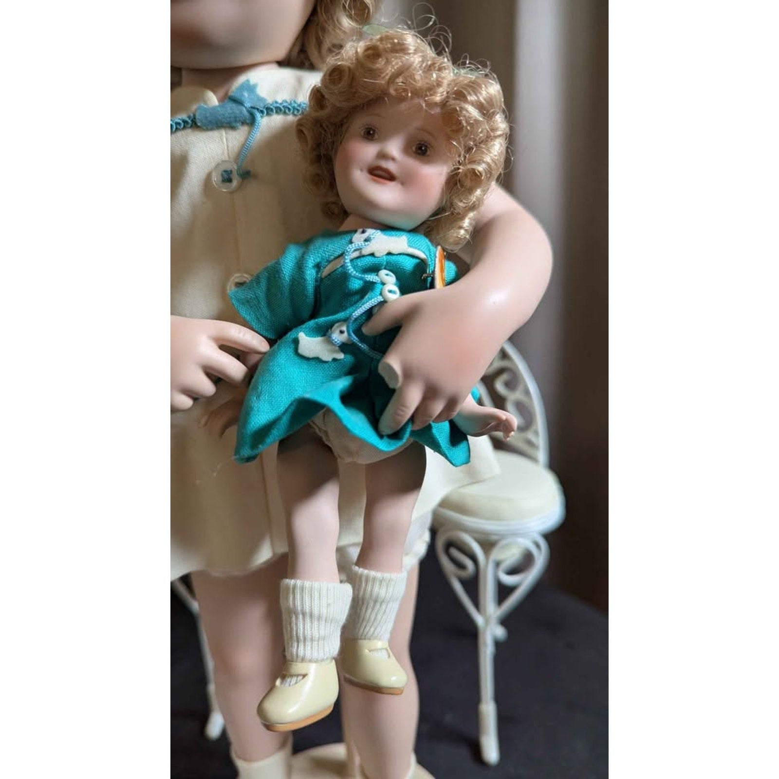 Danbury Mint Shirley Temple Porcelain Doll "Our Little Girls" Set - READ DESC