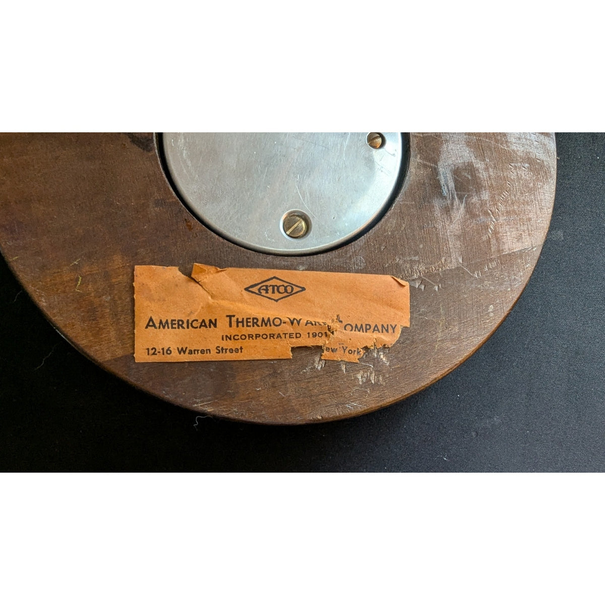 Vintage ATCO (American Thermo-Ware Co.) Aneroid Wall Barometer – Made in Germany