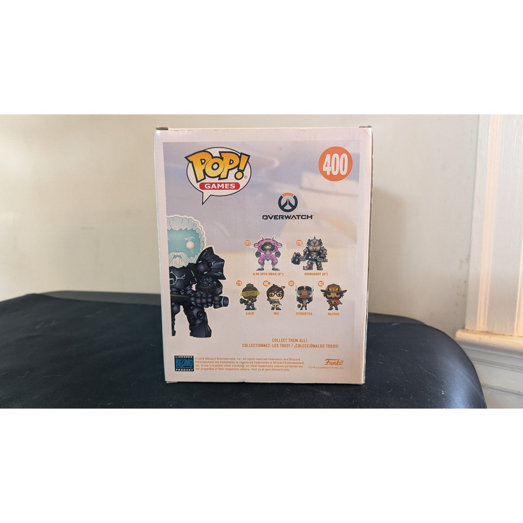 Funko Pop Overwatch Reinhardt Coldhardt Glow #400 2018 Fall Convention 6"
