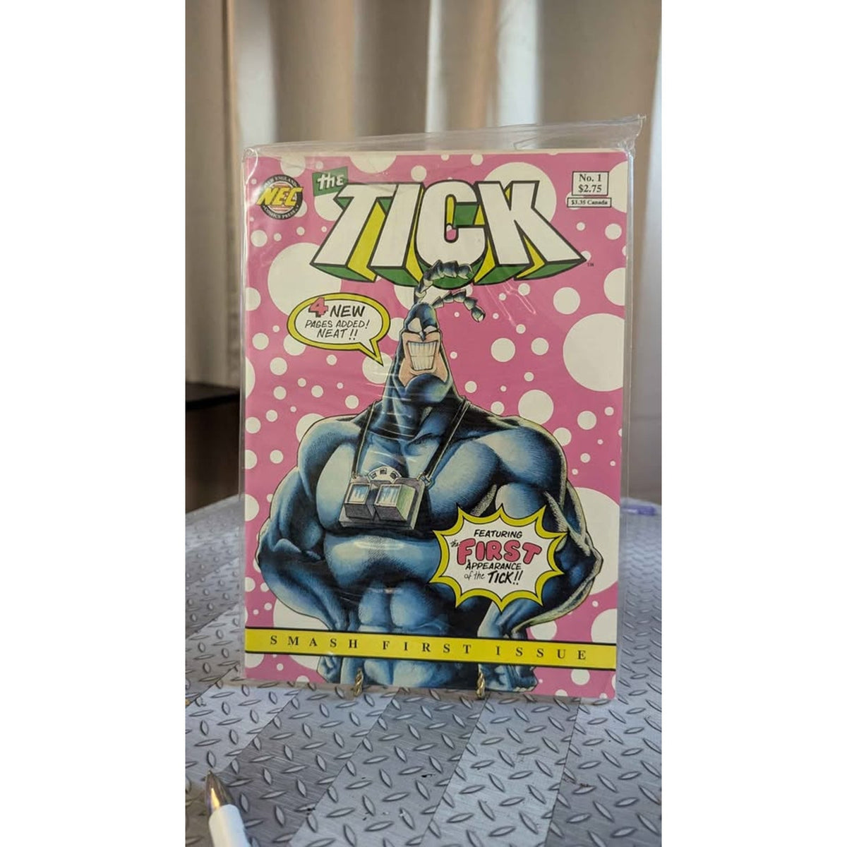 The Tick #1, a comic book published by New England Comics