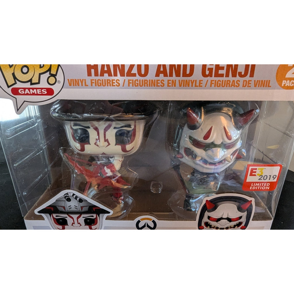 Funko Pop Overwatch Hanzo & Genji 2-Pack E3 2019 Limited Edition