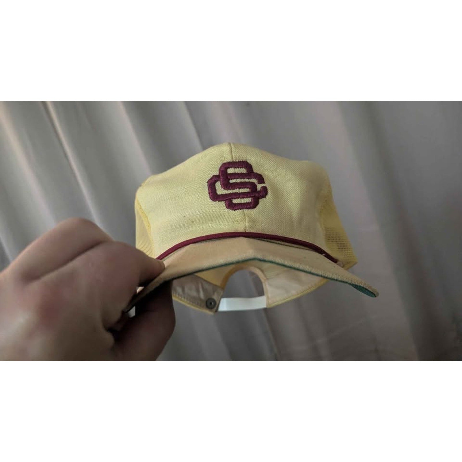 Team Issued Vintage 1970s USC Trojans Cali-Fame Staff Hat - Cloth Strapback