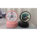 Houston Aeros Hockey Pucks Set (Classic Logo & Rare Pink Charity Puck)