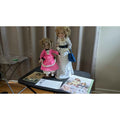 Vintage Danbury Mint Shirley Temple Porcelain Doll & Photo Lot