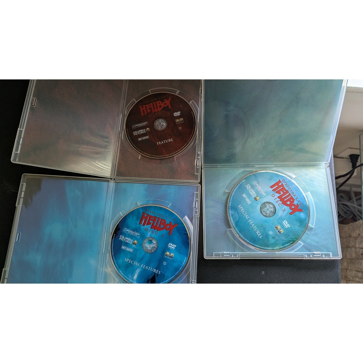 Hellboy DVD 2004 3-Disc Director's Cut Box Set w/ Diary of Grigori Rasputin OOP