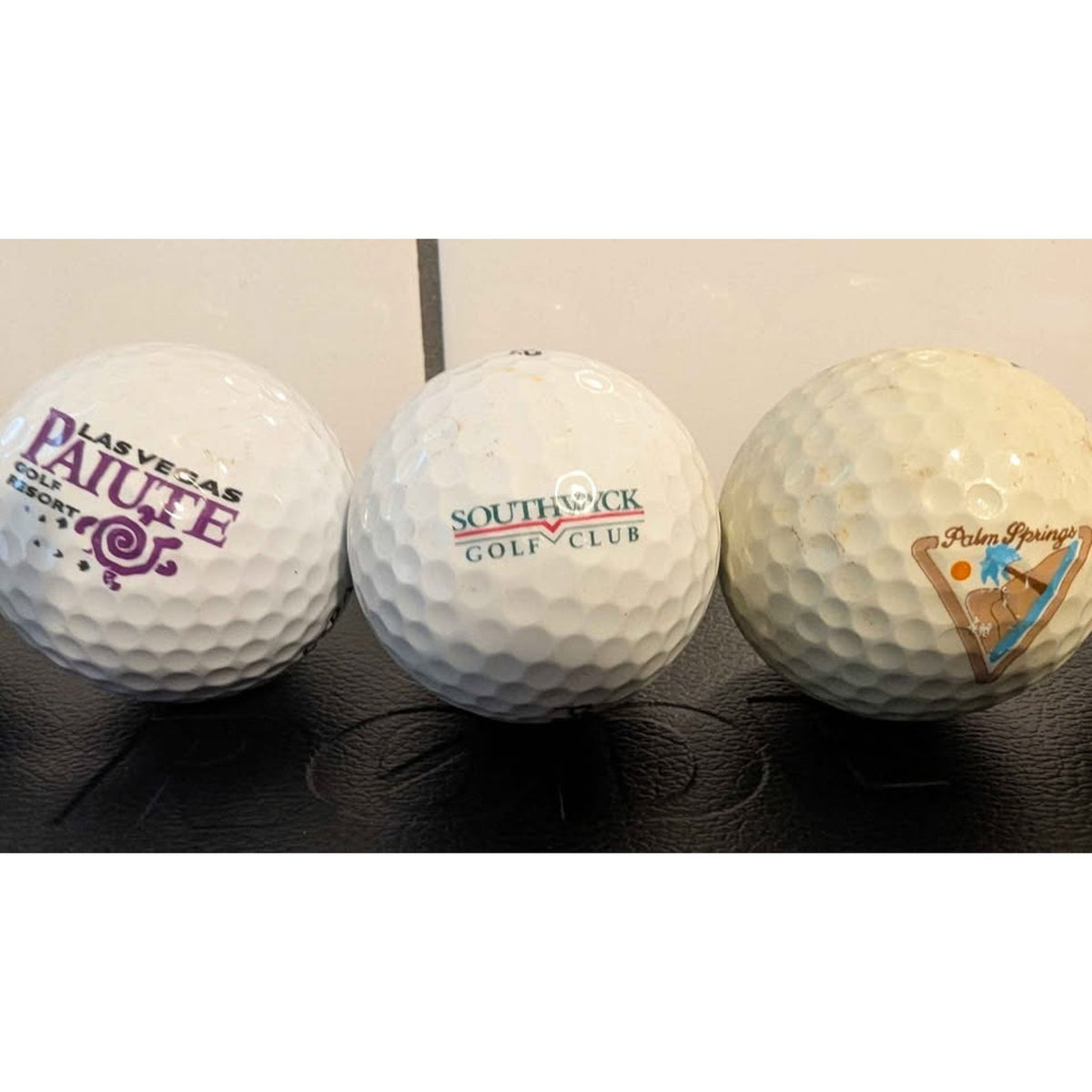 Vintage Luxury Destination & Resort Golf Balls - 5 Ball Premium Collector Lot