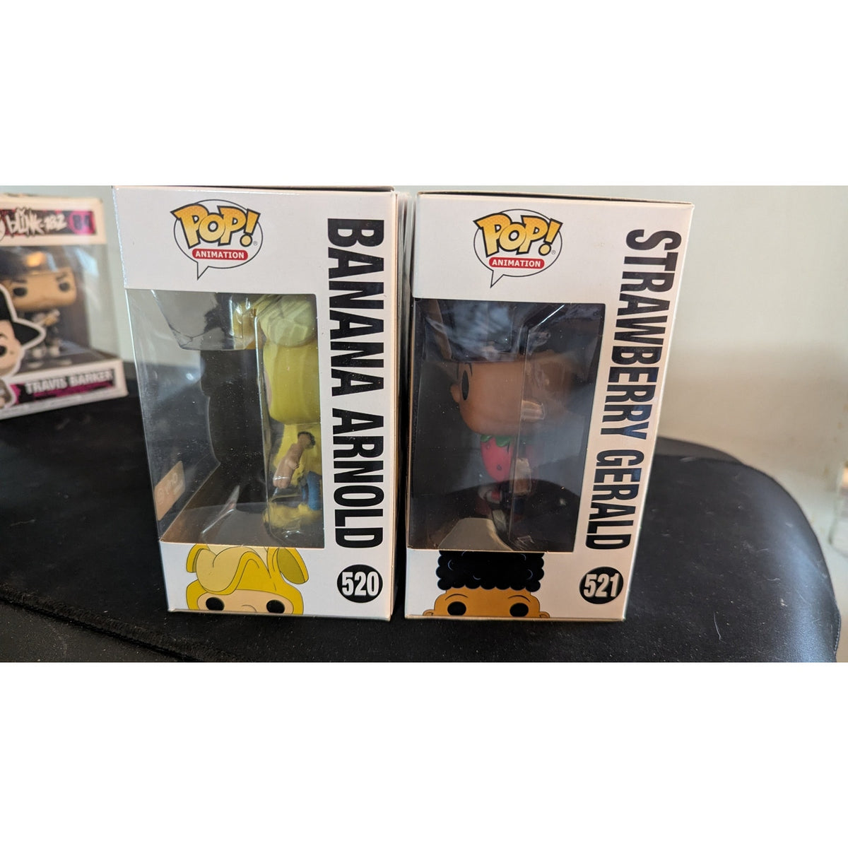 Funko Pop Hey Arnold! Combo Set - Banana Arnold #520 & Strawberry Gerald #521 GameStop Exclusives