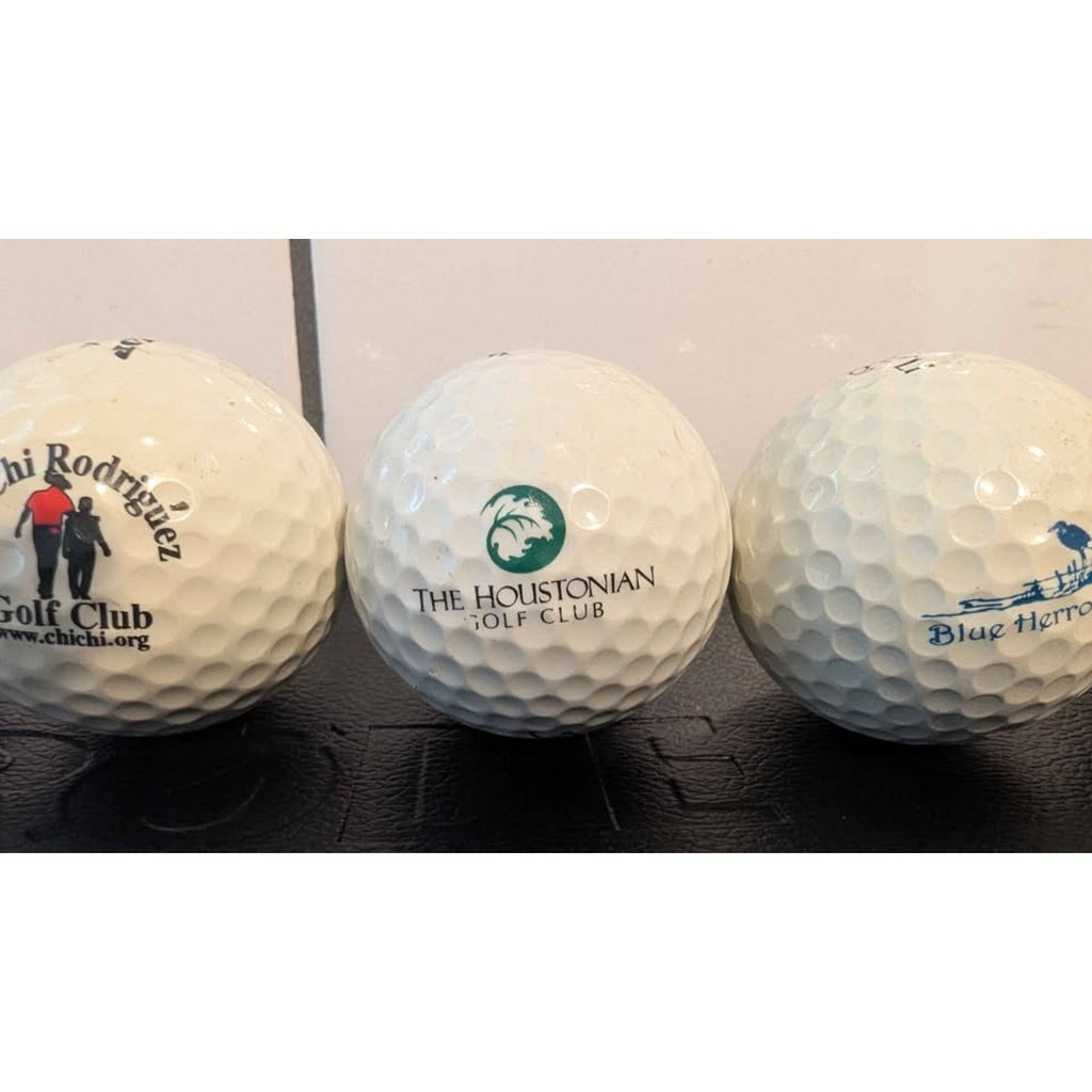 Vintage Collectible Logo Golf Balls Lot