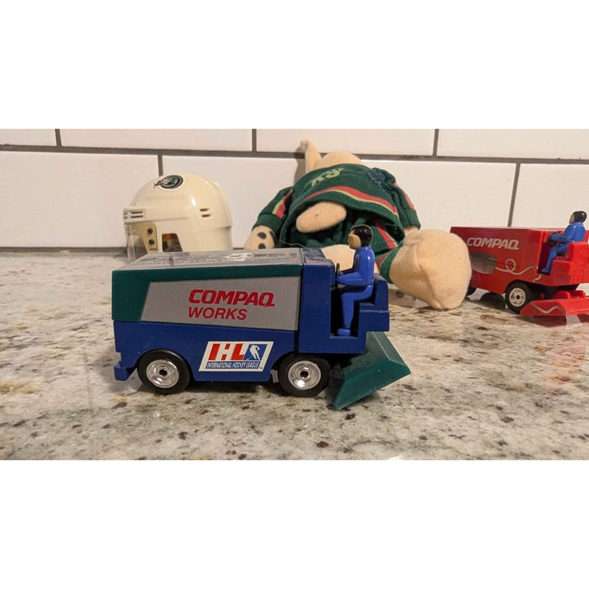 Vintage Houston Aeros Hockey Memorabilia Lot - IHL/AHL Chilly K-9 & Zambonis