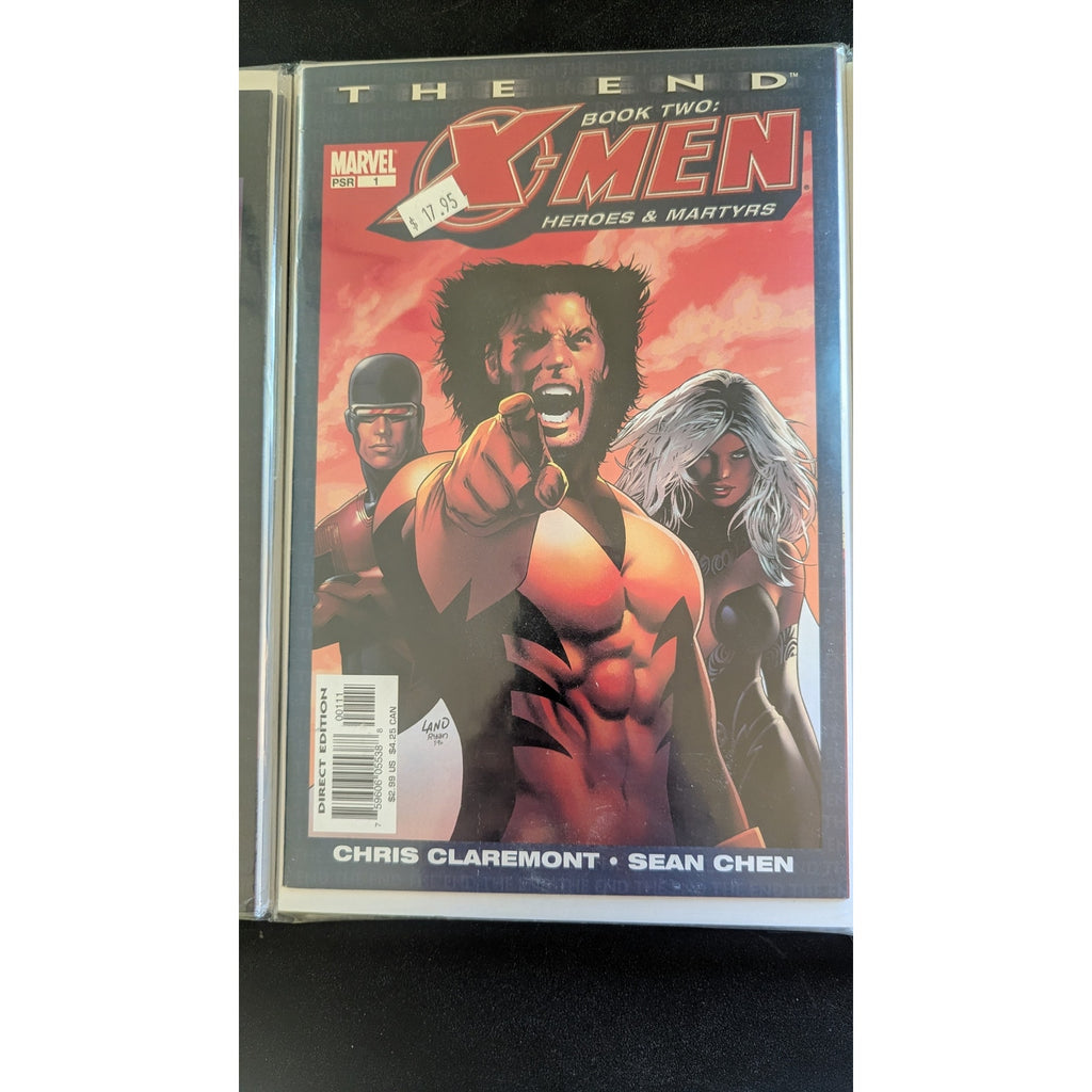 Vintage X-Men The End COMPLETE TRILOGY Set Books 1 2 & 3 FACTORY SEALED Packs