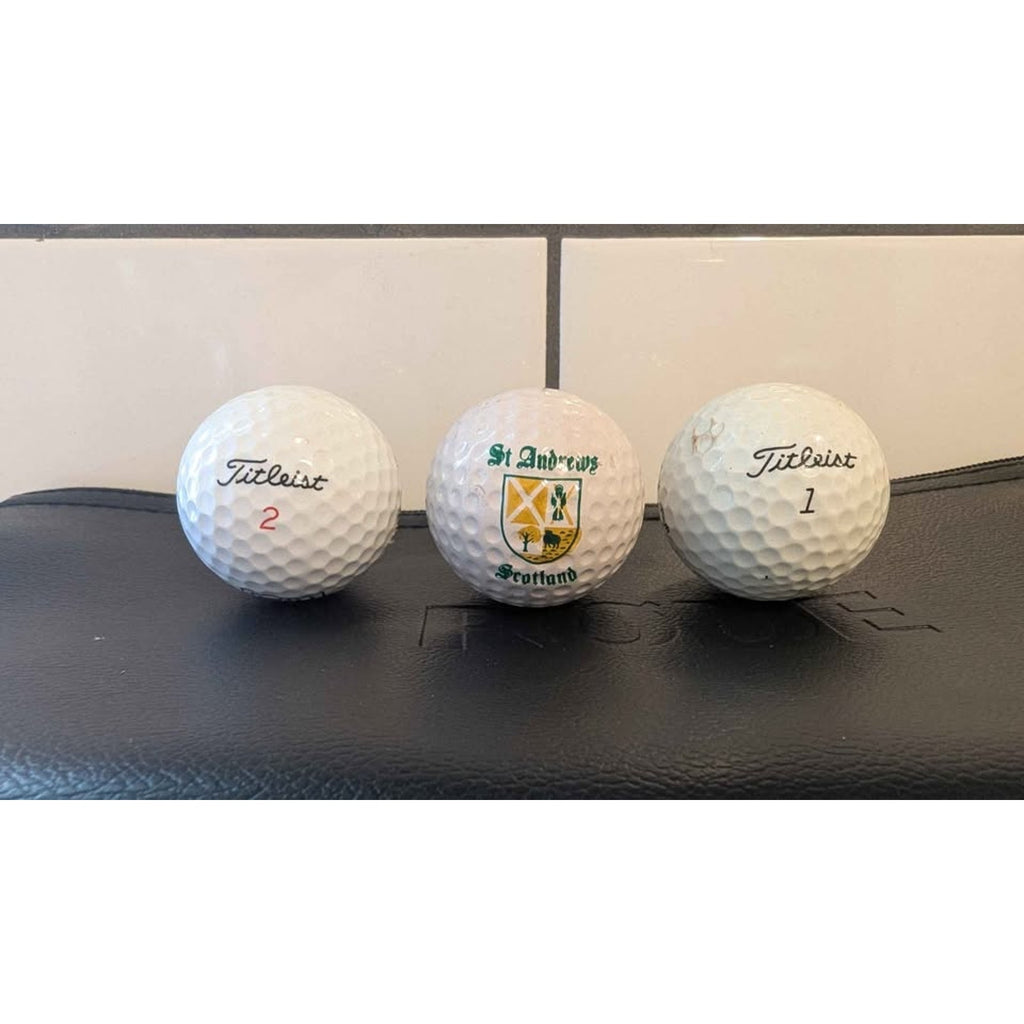 Vintage Golf Ball Collector Bundle - St Andrews, 2001 US Open, Olde York CC