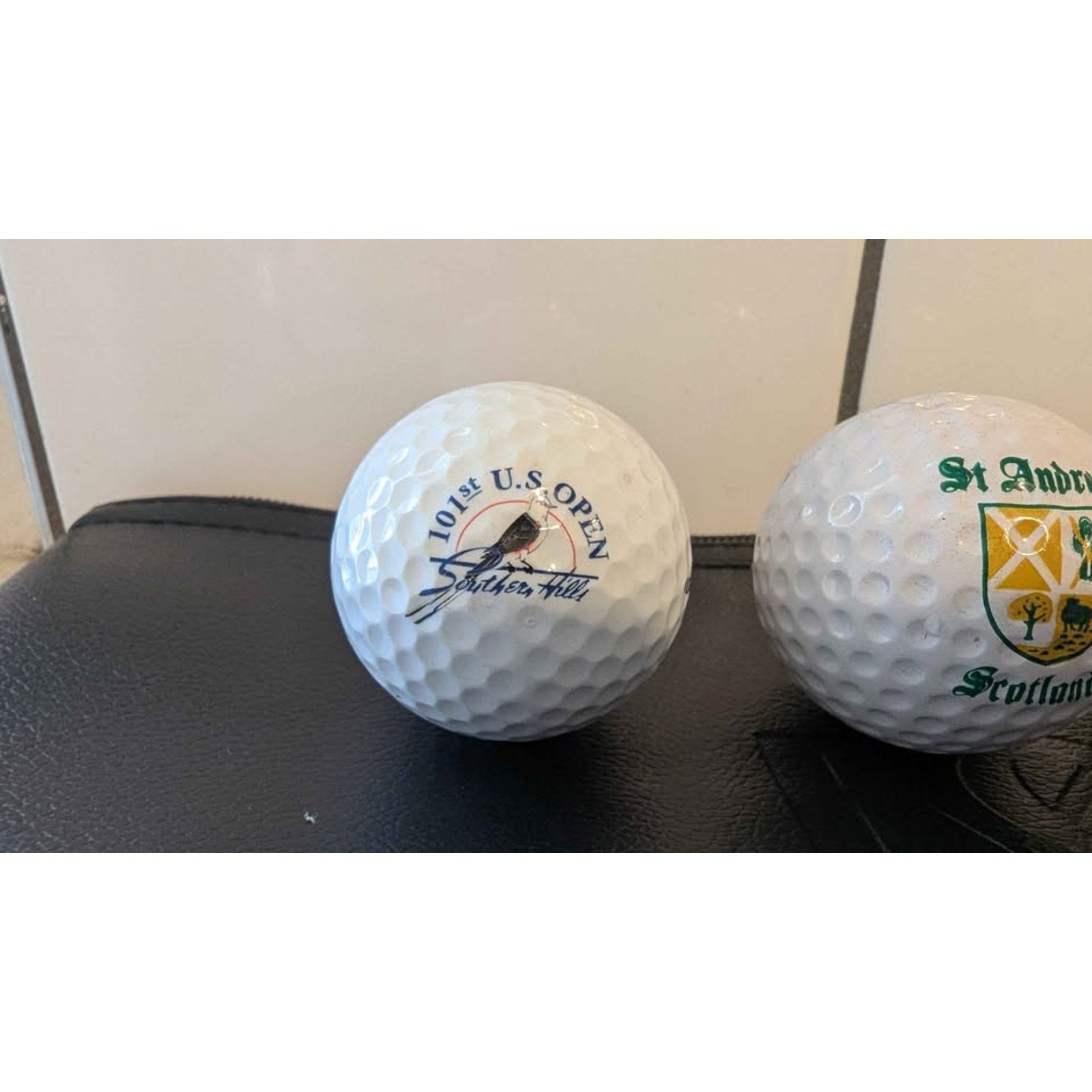 Vintage Golf Ball Collector Bundle - St Andrews, 2001 US Open, Olde York CC
