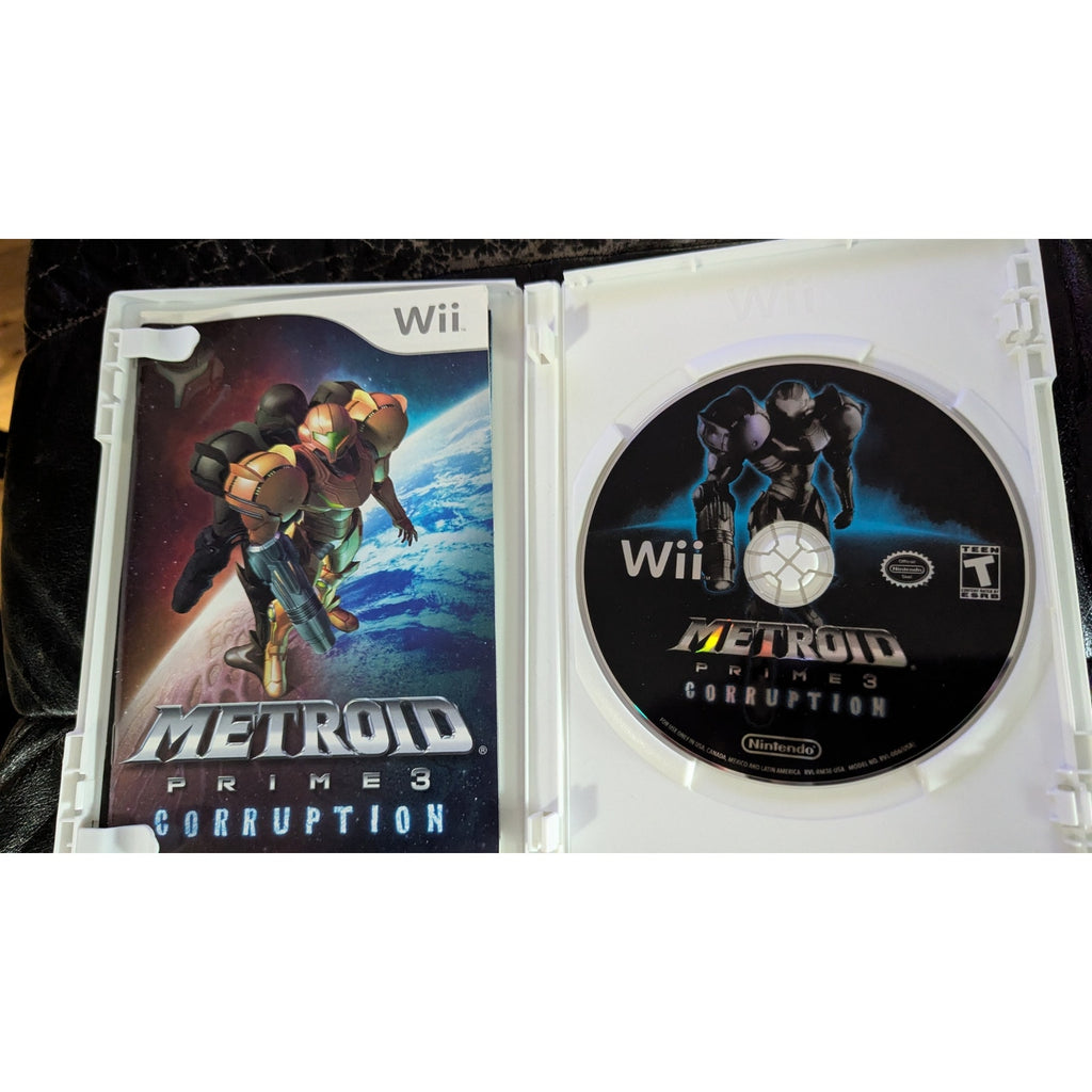 Metroid Prime 3: Corruption - Nintendo Wii (Complete in Box)