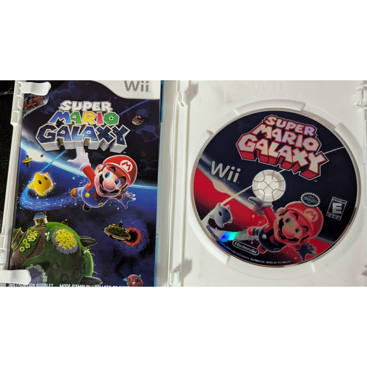 Super Mario Galaxy (Nintendo Wii, 2007) CIB Complete with Manual - Tested