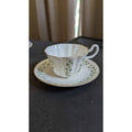 Vintage Royal Tara Shamrock Teacup & Saucer Set - Irish Bone China