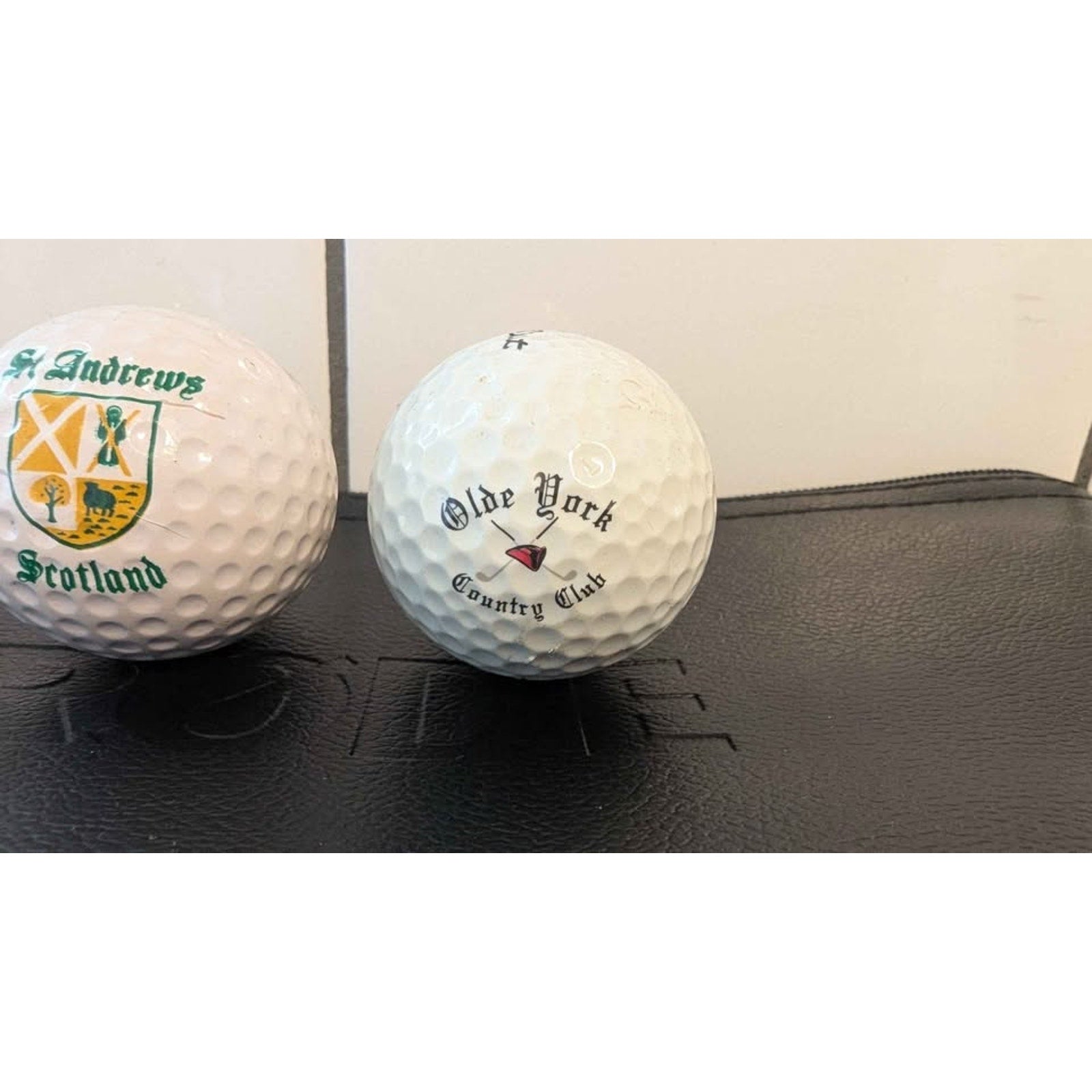 Vintage Golf Ball Collector Bundle - St Andrews, 2001 US Open, Olde York CC