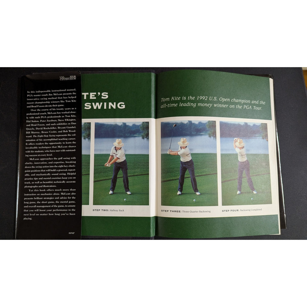 The Eight-Step Swing by Jim McLean (Hardcover, 1994) Golf Instruction Book