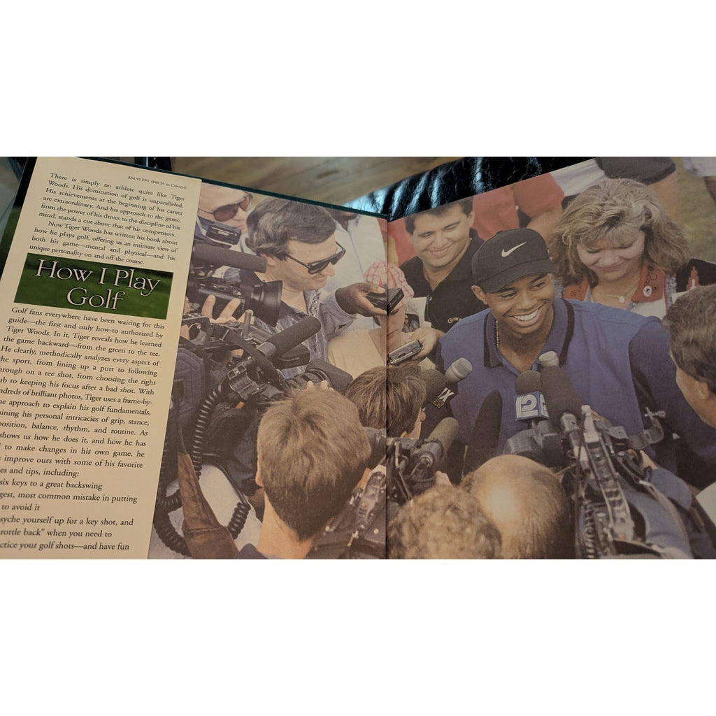 Tiger Woods How I Play Golf Hardcover Book First Edition 2001 Golf Digest HC