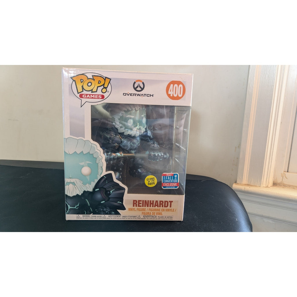 Funko Pop Overwatch Reinhardt Coldhardt Glow #400 2018 Fall Convention 6"