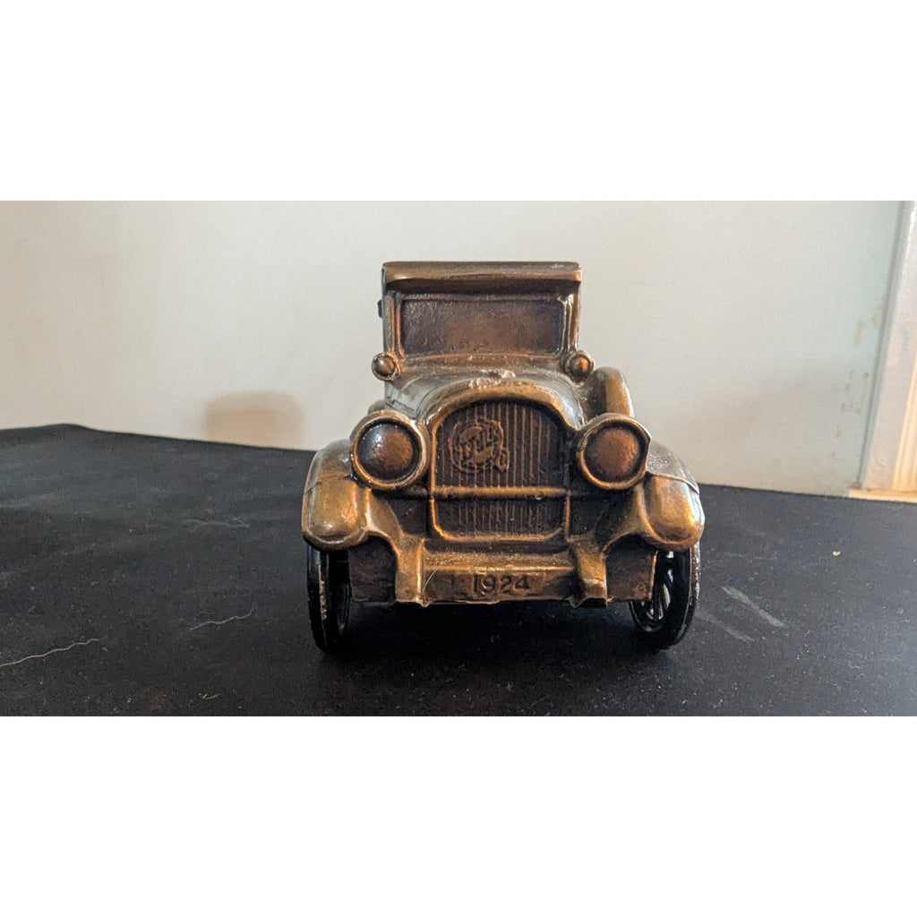 Vintage Banthrico 1924 Chrysler Metal Car Coin Bank - Southwest Bank of Omaha NE