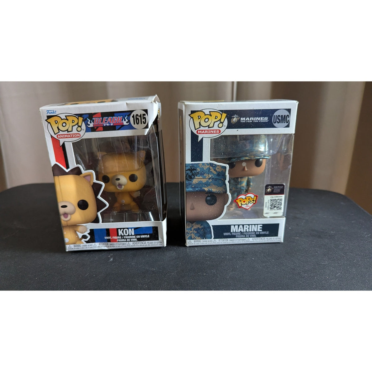 Funko Pop Bundle: Bleach Kon #1615 & USMC Marines Pops With Purpose Vinyl Figures
